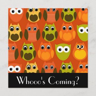 Cute Uggla-inbjudan Inbjudningar