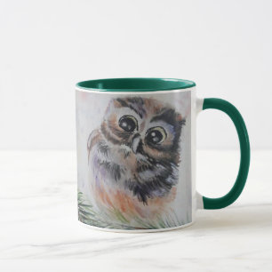 Cute Uggla-kaffe Mugg