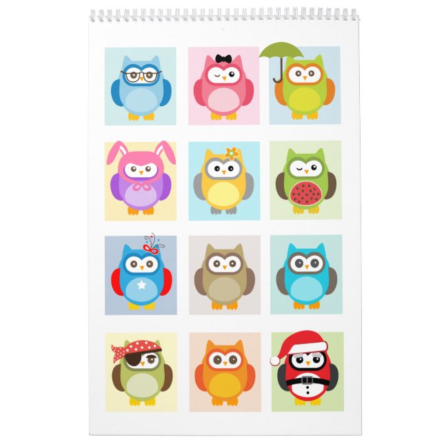 Cute Uggla Kalender (Omslag)
