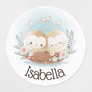 Cute Uggla Klistermärke