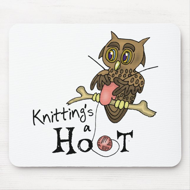 Cute Uggla Knitting Musmatta (Framsidan)