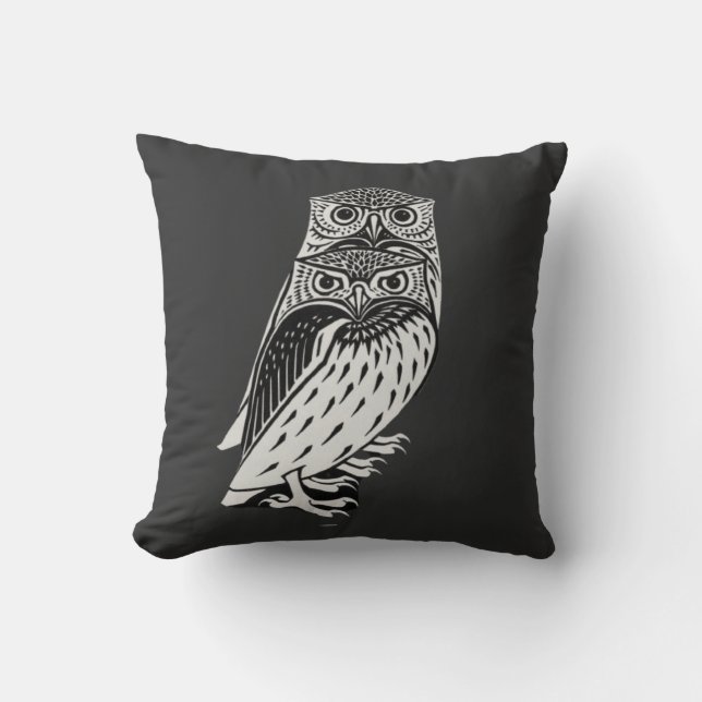 Cute uggla kudde (Framsida)