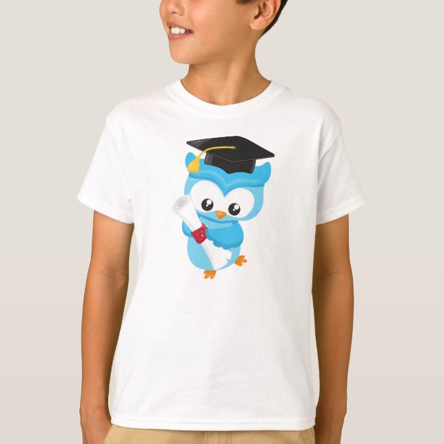 Cute Uggla, Little Uggla, Baby Uggla, Studenten Ug T Shirt (Framsida)