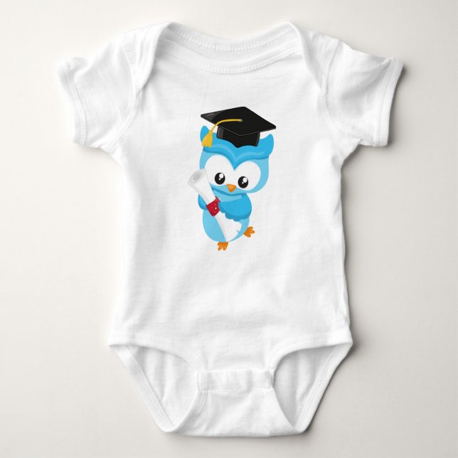 Cute Uggla, Little Uggla, Baby Uggla, Studenten Ug T Shirt (Framsida)