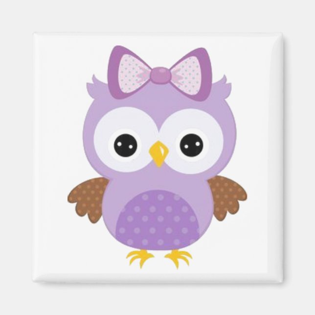 Cute Uggla Magnet (Framsidan)