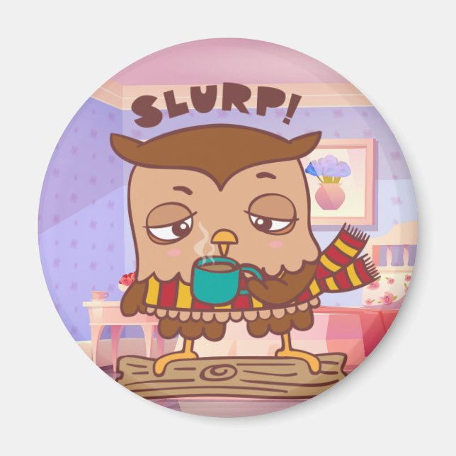 Cute Uggla Magnet (Framsidan)