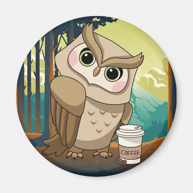 Cute Uggla Magnet (Framsidan)