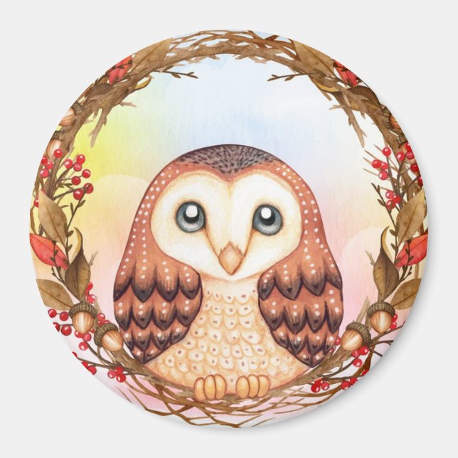 Cute Uggla Magnet (Framsidan)