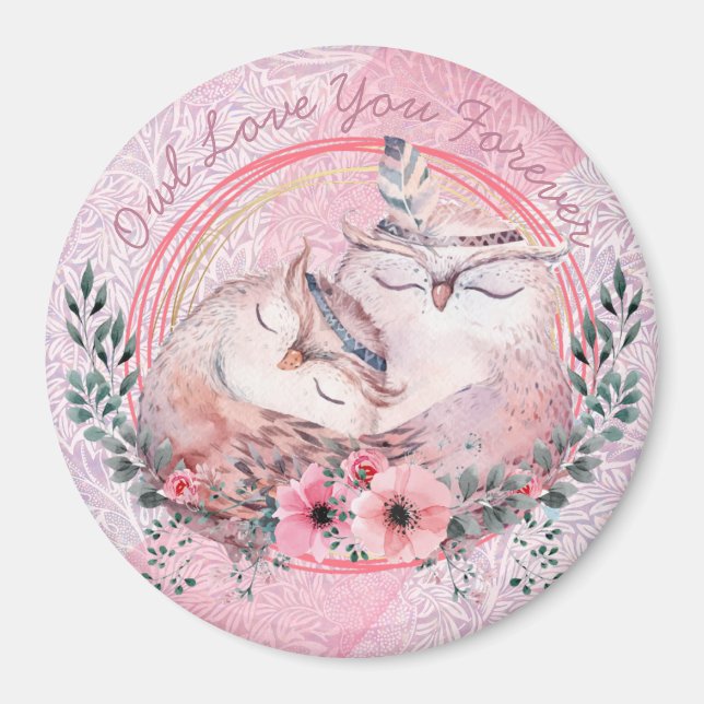 Cute Uggla Magnet (Framsidan)