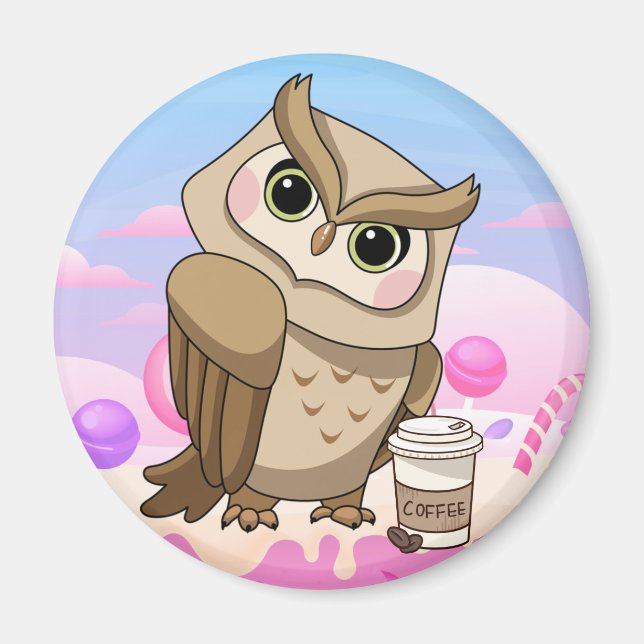 Cute Uggla Magnet (Framsidan)