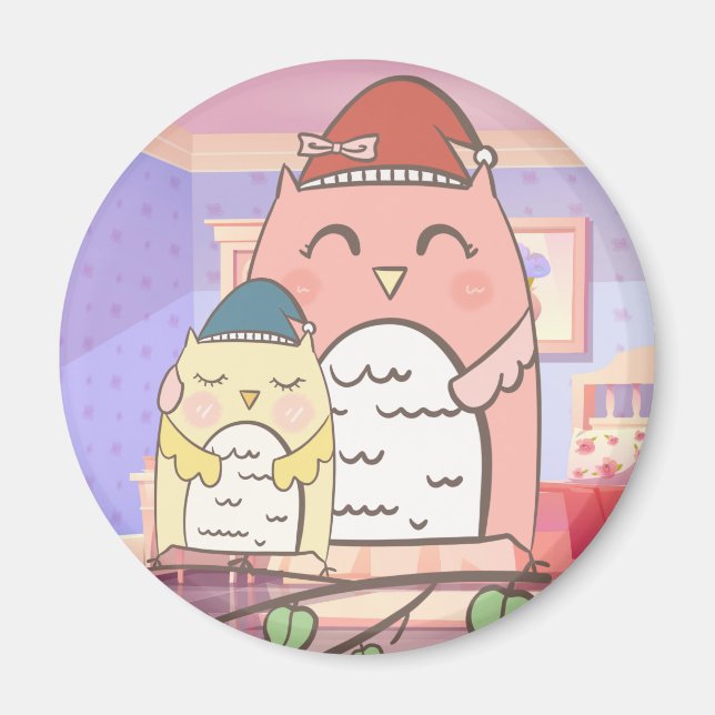 Cute Uggla Magnet (Framsidan)