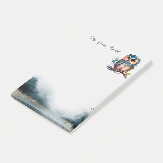 Cute Uggla Notes Post-it Block (Vinklad)