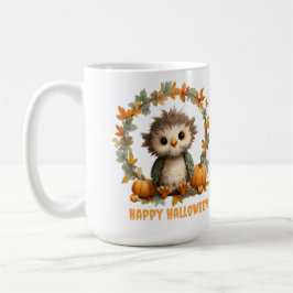 Cute Uggla Pumpkin Happy halloween Design Kaffemugg