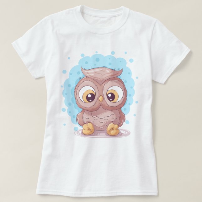 Cute Uggla T-Shirt (Design framsida)