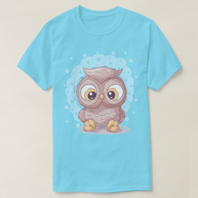 Cute Uggla T-Shirt (Design framsida)