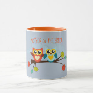 Cute UGGLA Thated Bröllop Blue Orange Mugg