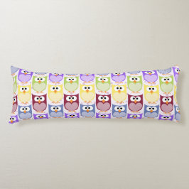 Cute Ugglor, Uggla Mönster, Baby, Ugglor,, färgsta Kroppskudde