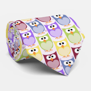 Cute Ugglor, Uggla Mönster, Baby, Ugglor,, färgsta Slips