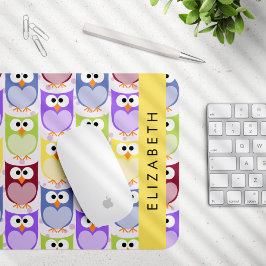 Cute Ugglor, Uggla Mönster, Colorful Ugglor, ditt  Musmatta