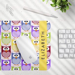 Cute Ugglor, Uggla Mönster, Colorful Ugglor, ditt Musmatta