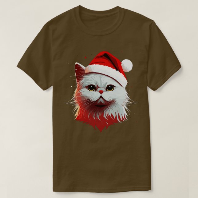 Cute Ugly jul Cat Gift Funny Cat-jul T Shirt (Design framsida)