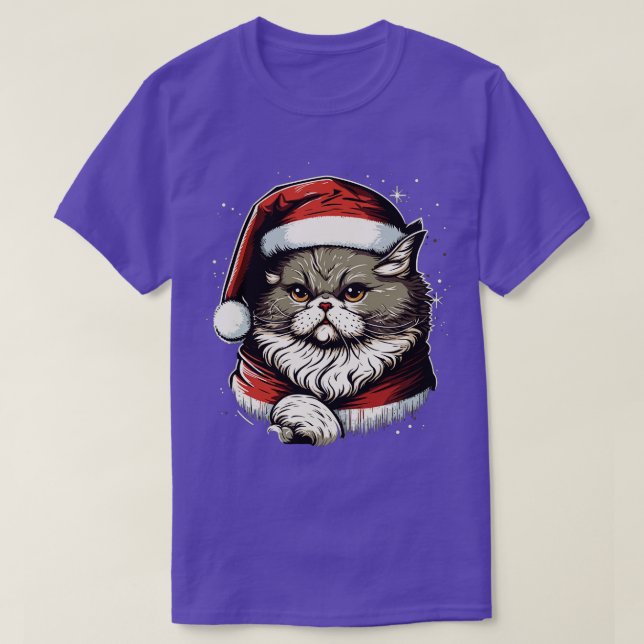 Cute Ugly jul Cat Gift Funny Kat jul 3 T Shirt (Design framsida)