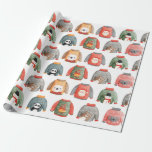 Cute Ugly Sweater-Julfest Presentpapper<br><div class="desc">Cute "Ugly Sweater" Papper julinsvällning</div>