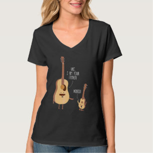 Cute Uke Jag är din Far Ukulele Guitar Music T Shirt