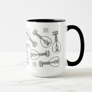 Cute Ukulele Mug Mugg