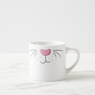 Cute und Bunny Rabbit Nose Emoji Espressomugg