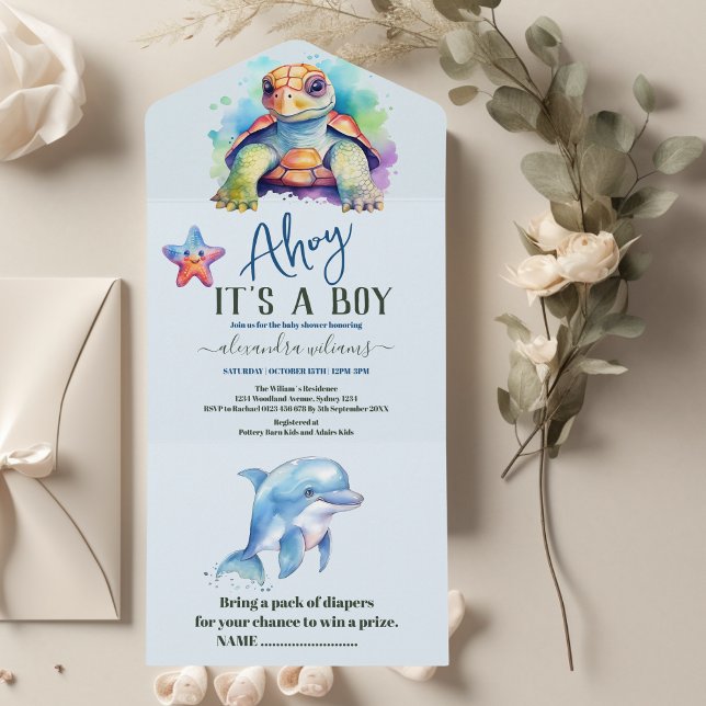 Cute under Sea Baby Shower (Skapare uppladdad)