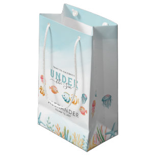 Cute under Sea Barns födelsedag Tack