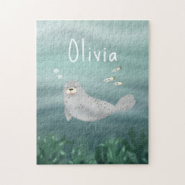 Cute under sjöförseglingsmyggor pussel