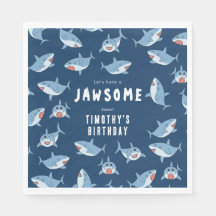 Cute Underbar White Shares Ocean Födelsedagsfest