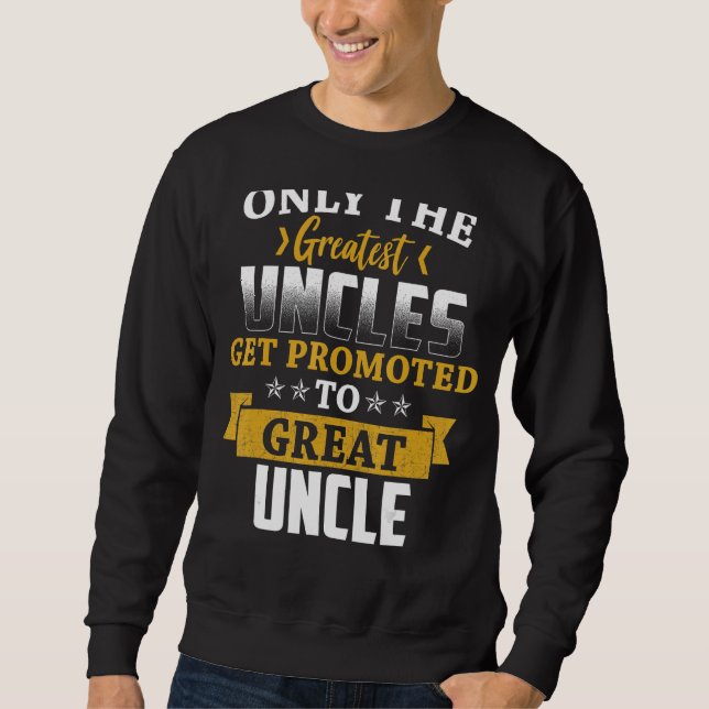 Cute Underbarare Uncles blir befordrad till Underb Lång Ärmad Tröja (Framsida)