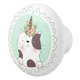 Cute Unicat Knopp