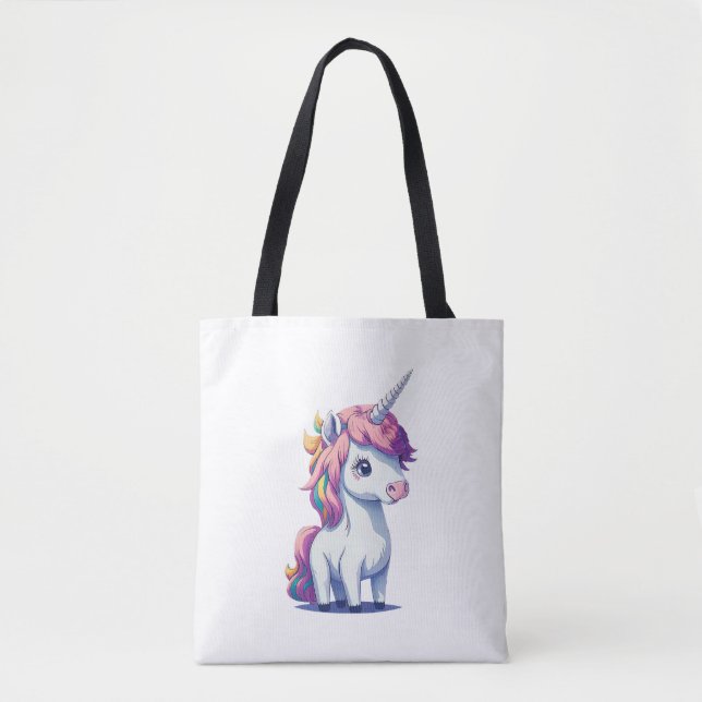 Cute Unicorn 1 Tygkasse (Framsida)