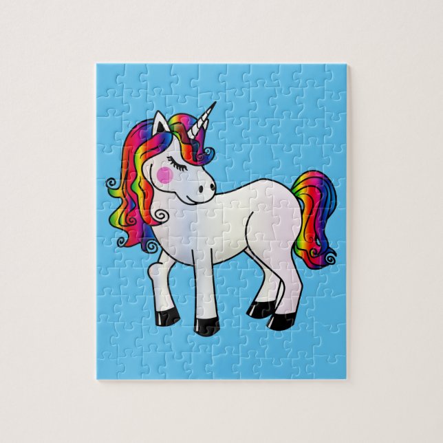 CUTE UNICORN 8X10 JIGSAW Puzzle Pussel (Vertikal)