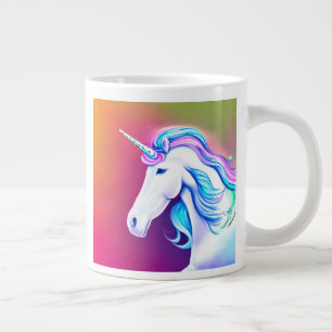 Cute Unicorn AI Coffee Mugg Jumbo Mugg