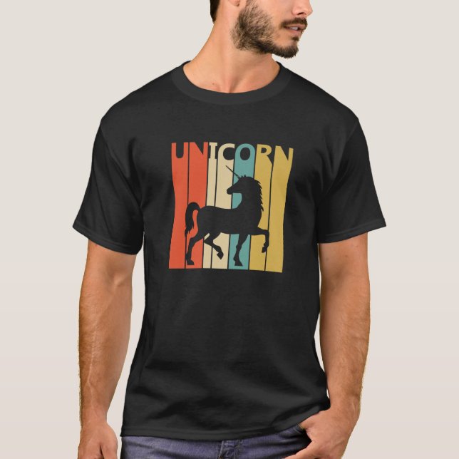 Cute Unicorn Animal T Shirt (Framsida)