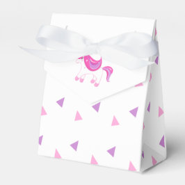 Cute Unicorn Birthday Girl Rosa Favbox 🦄 Presentaskar