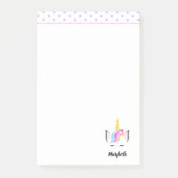 Cute Unicorn-blomman krona illustration Girl's nam