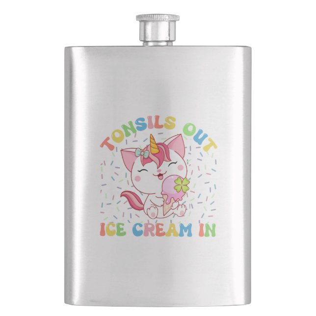 Cute Unicorn Cat with Ice Cream | Funny Pun Fickplunta (Framsidan)
