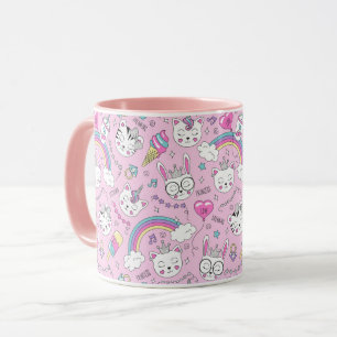 Cute Unicorn Cats Mugg