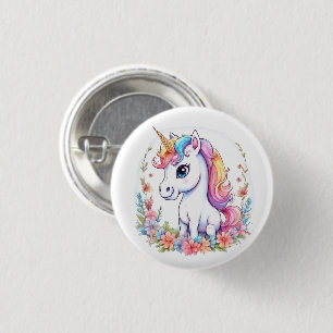Cute Unicorn-Coolan Unicorn-positiv Knapp