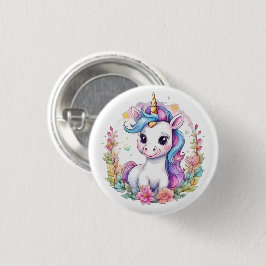 Cute Unicorn-Coolan Unicorn-positiv Knapp