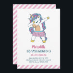 Cute Unicorn Dabbing Kids Girls Birthday Inbjudningar<br><div class="desc">Utformning av för barn,  pojkar eller flickor som kärlek encorn,  regnbåge och mytisk varelse. Perfekt för födelsedagsfest av magiska teman. Du kan anpassa ordalydelsen så att den passar för andra tillfällen.</div>