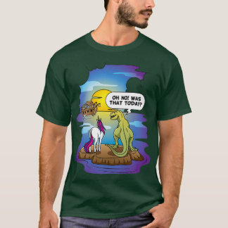 Cute Unicorn Dinosaur Noahs Ark Pun Gift T Shirt