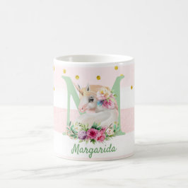 Cute Unicorn Fantasy Magic Creature Girl Kaffemugg