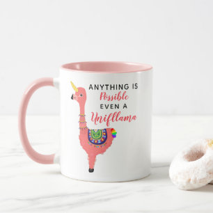 Cute Unicorn Flamingo Llama inspiring Unifllama Mugg